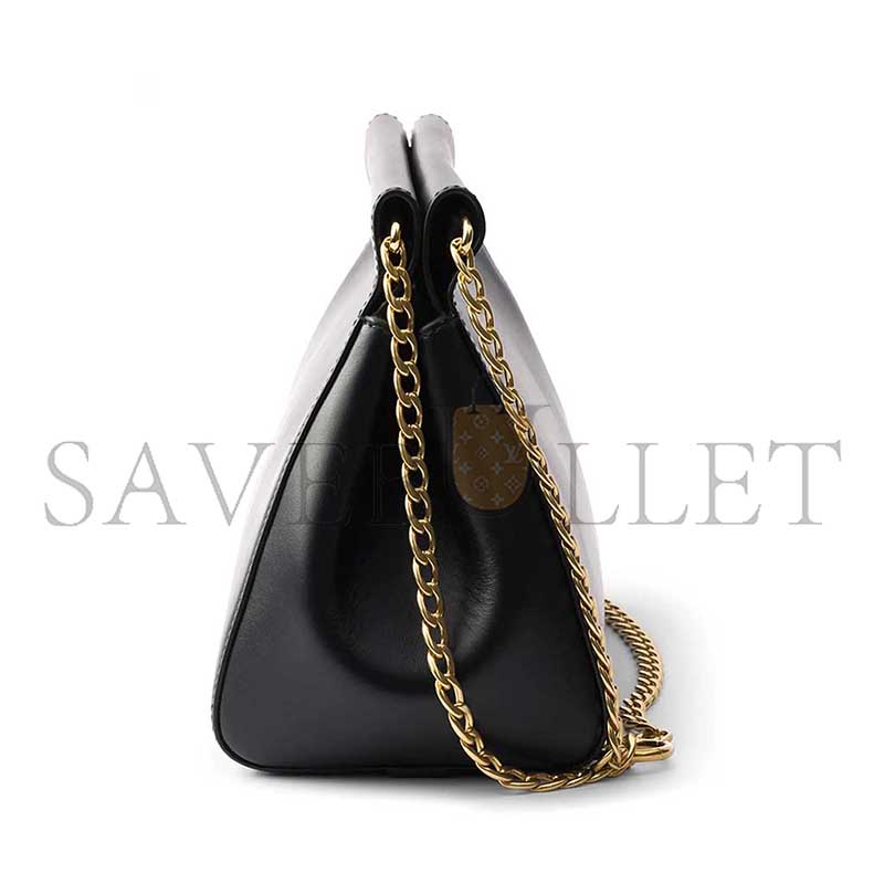 PRADA ENCHAINE MINI LEATHER BAG 1BC263 (22*18*11.5cm)